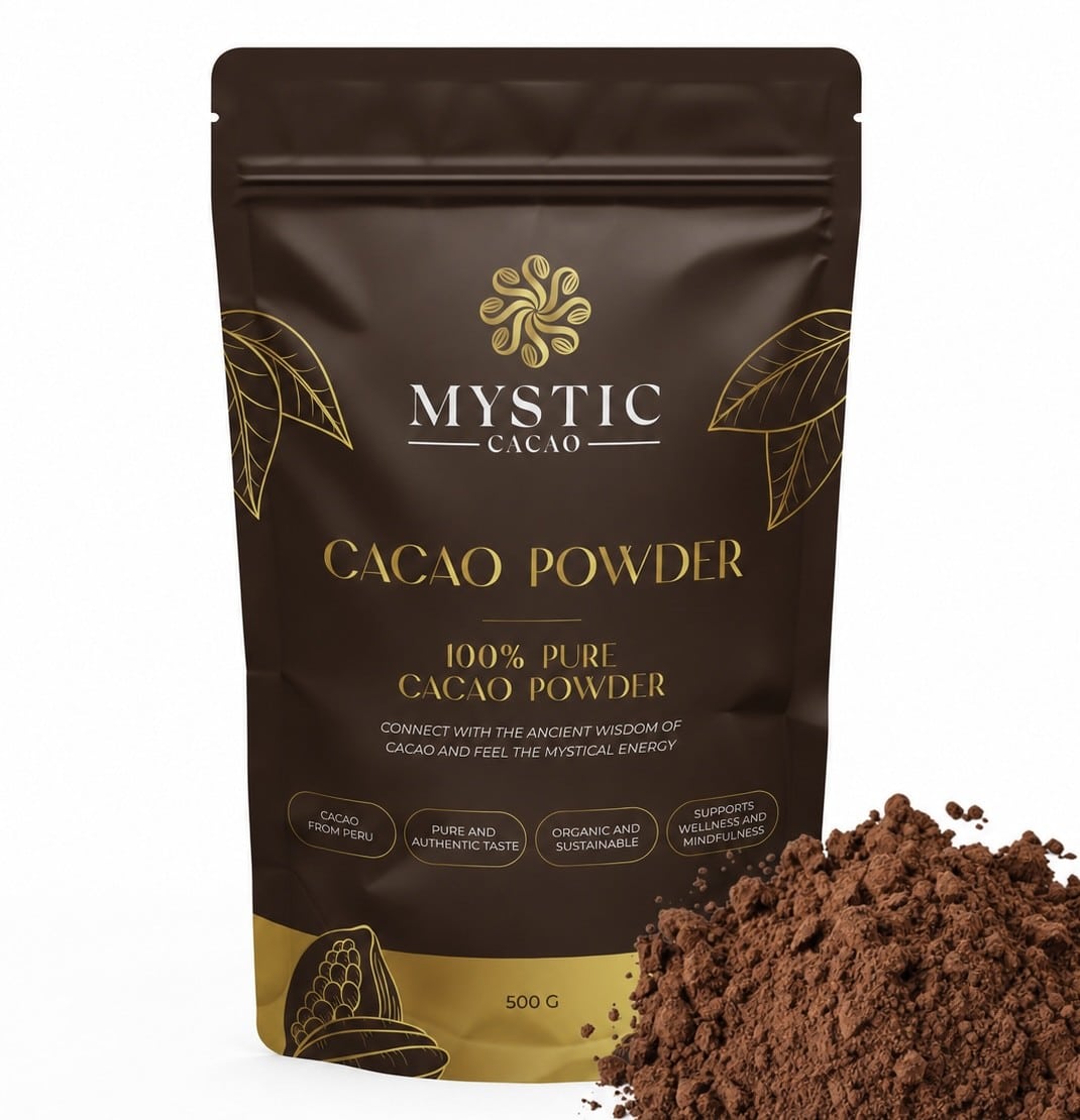 Cacao Poeder Zak met poeder Cacao POEDER Bio (500 gram - 1kg) - Afbeelding 1